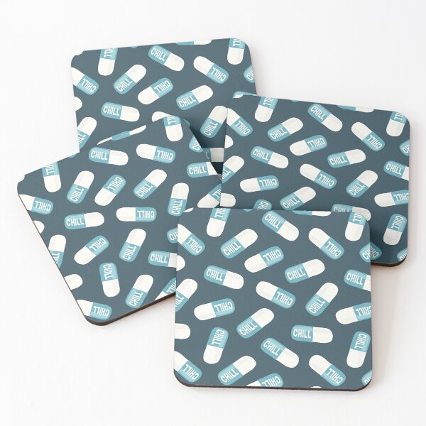 Item preview, Chill Pills - blue/blue designed and sold by littlearrow.