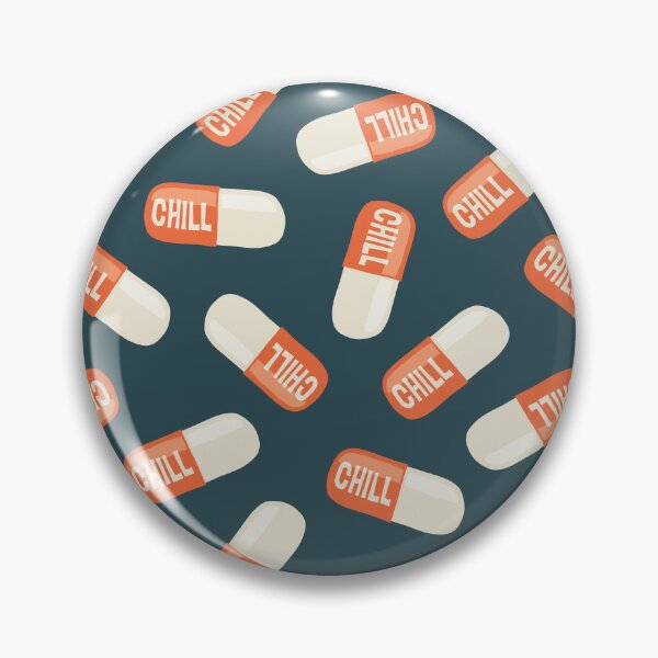 Item preview, Chill Pills - red/dark blue designed and sold by littlearrow.