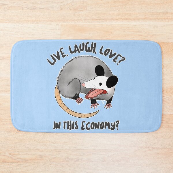 Item preview, live laugh love possum designed and sold by hunnydoll.