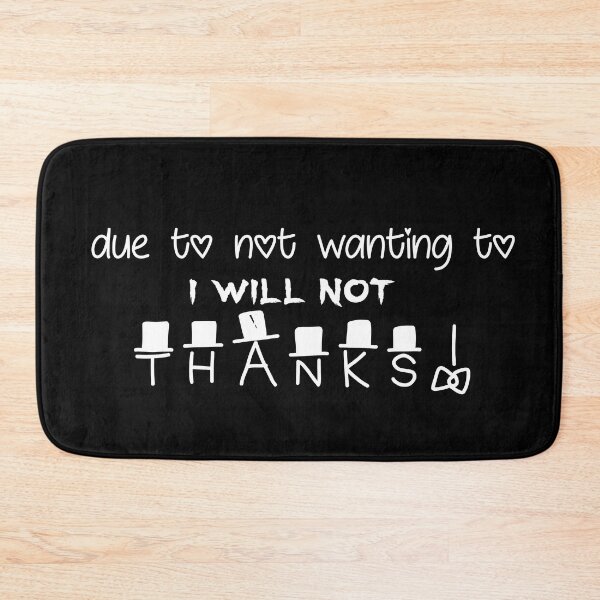 Item preview, due to not wanting to i will not THANKS! (White Version) designed and sold by ToadTreasure.