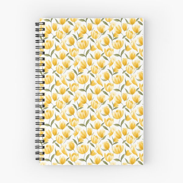 Item preview, Yellow Daffodil Pattern on White Background 2 designed and sold by ArtfulAda.