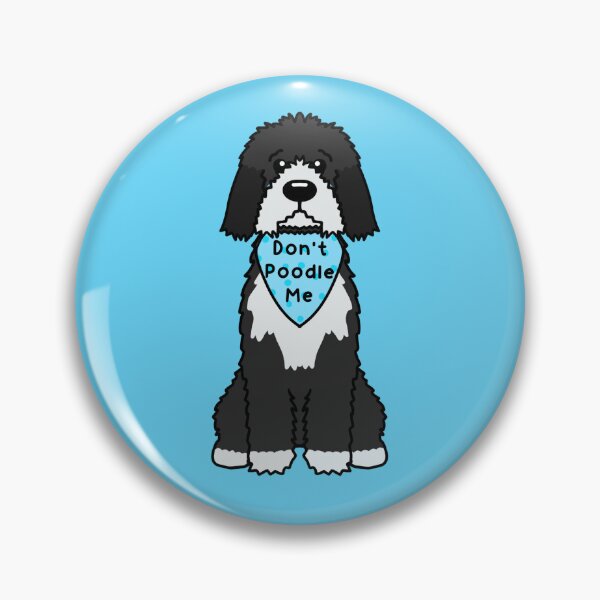 Artikelvorschau, Labradoodle-Pudelkreuzhund in einem „Don't Poodle Me“-Bandana, Hundepflege, Bernadoodle entworfen und verkauft von Aswood25.