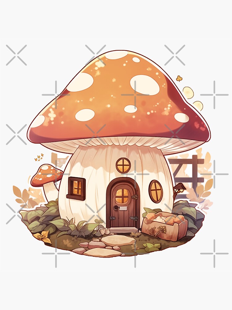 here's a mushroom house i drew at 1:00 am lol : r/cottagecore