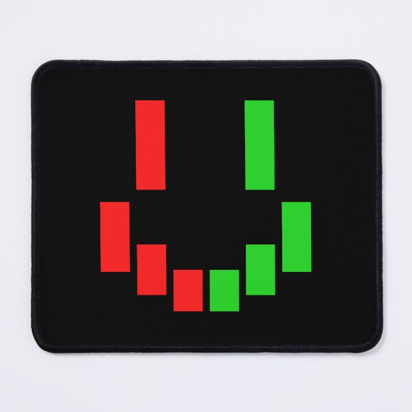 Item preview, Candlestick Bar Chart Smile Stock Market Trader designed and sold by Zeeph.