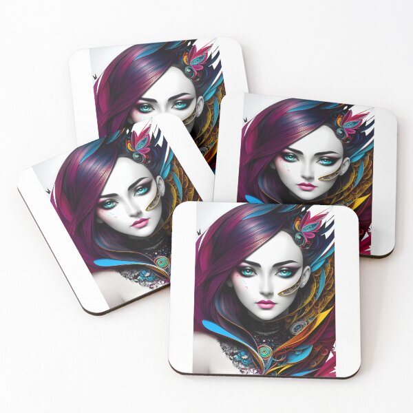 Item preview, Portrait of Lady Sofia (Abstract Girls Collection) designed and sold by Nustudios.