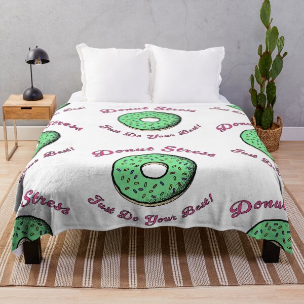Item preview, Donut Stress Just Do Your Best Vintage Grunge Illustrated designed and sold by Cayden Colias.