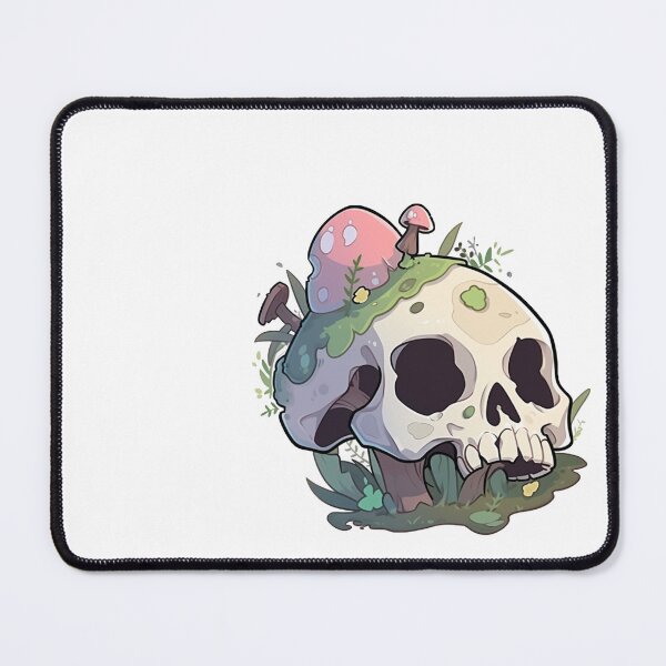Item preview, Skull with Botany and Mushrooms designed and sold by Olorin97.