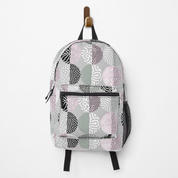 Item preview, Mid-Mod and Ethnic Pattern clash 1. Grey, Pink and sage designed and sold by Dominiquevari.