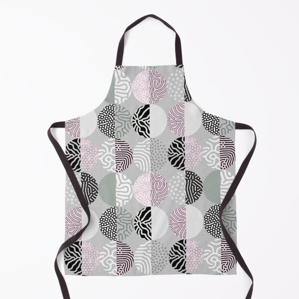 Aperçu de l'œuvre Mid-Mod et Ethnic Pattern clash 1. Gris, rose et sauge créée et vendue par Dominiquevari.