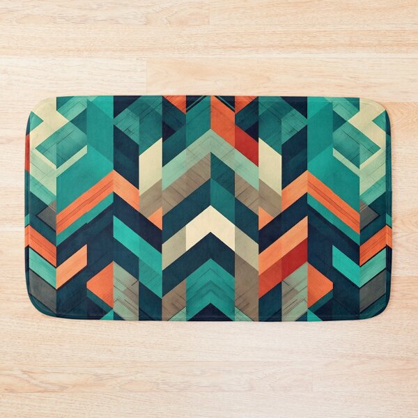 Item preview, Abstract pattern made with multiple layers of geometric images designed and sold by HaberkaDesign.
