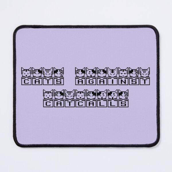 Item preview, pixel cats against catcalls designed and sold by hunnydoll.