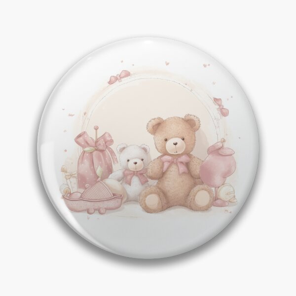 Item preview, Pink and Tan Teddy Bear with Toys designed and sold by CartersDen.