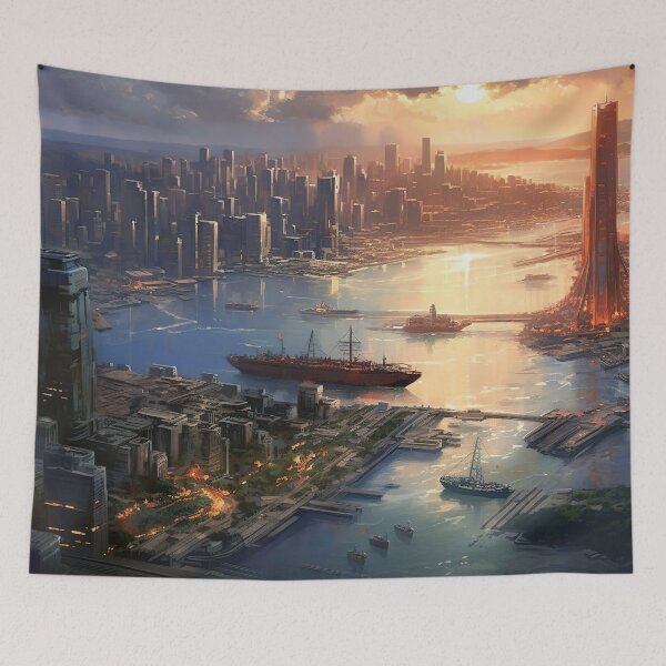 Item preview, Sleepless City designed and sold by SimplyJustArt.