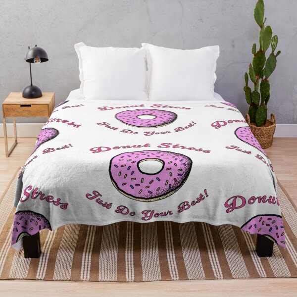 Item preview, Donut Stress Just Do Your Best Vintage Grunge Illustrated designed and sold by Cayden Colias.