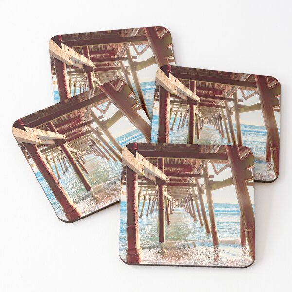 Item preview, Gorgeous Lighting underneath the San Clemente Pier in California   designed and sold by GEM-Photo.