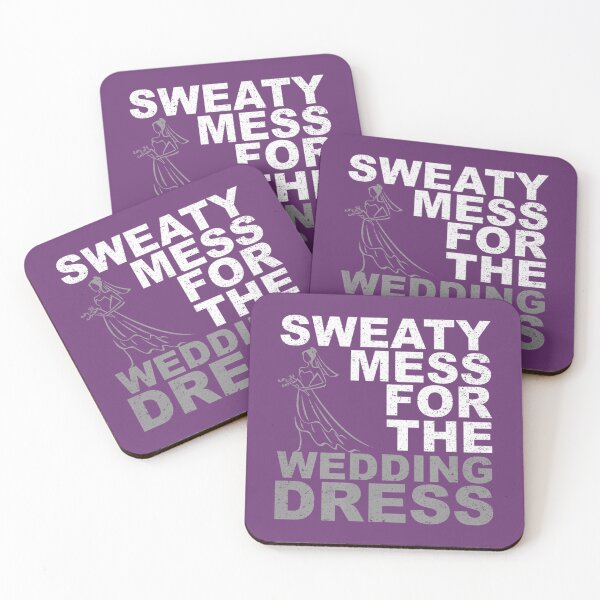 Item preview, Sweaty Mess For The Wedding Dress Bride Workout Gym 	 (2)	 designed and sold by sjzjxhkayung8.