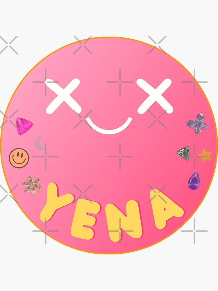 SMILEY ˣ‿ˣ Yena (kpop) Pink Ver. | Sticker