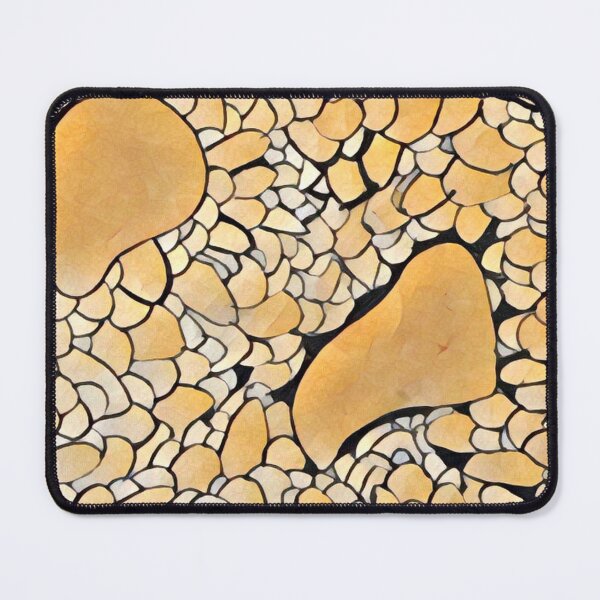 Item preview, Abstract Pebbles design - Rust designed and sold by Palmer YYZ.