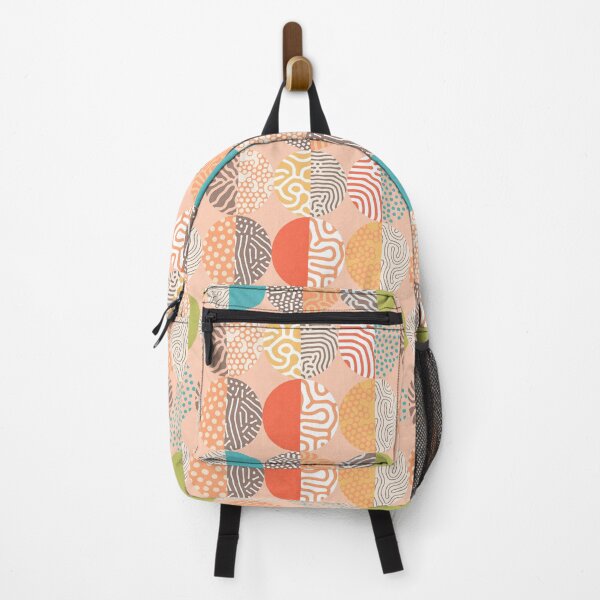Item preview, Mid-Century and Ethnic Pattern clash 2. Colourful earthy pastels designed and sold by Dominiquevari.