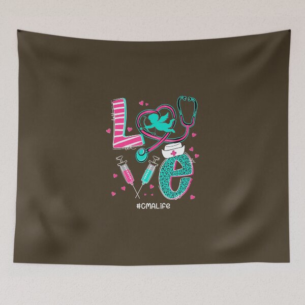 Item preview, Funny Cupid LOVE CMA Life Nurse Valentines Day Matching 		 designed and sold by joziqnica7.