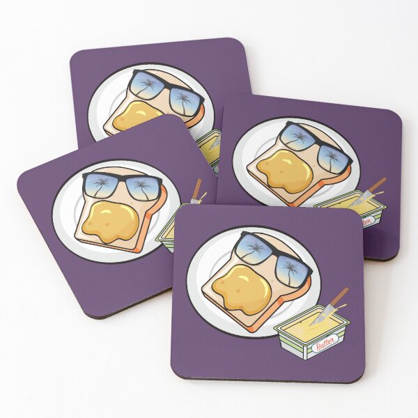Item preview, Funny toast on the beach getting a tan with butter  designed and sold by Donutlovers.
