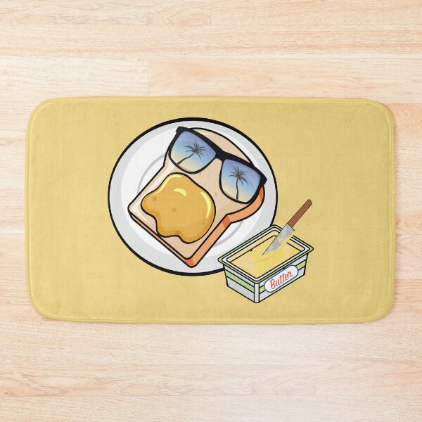 Item preview, Funny toast on the beach getting a tan with butter  designed and sold by Donutlovers.