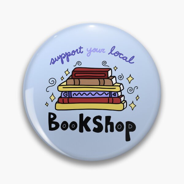 Item preview, Support your Local Bookshop, Stack of Books Reading Doodle Cartoon, made by EndlessEmporium designed and sold by EndlessEmporium.