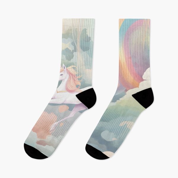 Item preview, Unicorn in the sky with balloons designed and sold by HaberkaDesign.