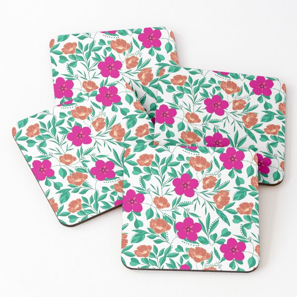 Item preview, Pink Forget-Me-Not-Flower - White designed and sold by JaselviiStudio.
