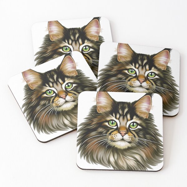 Item preview, Cat Maine Coon Head designed and sold by OgaJames.