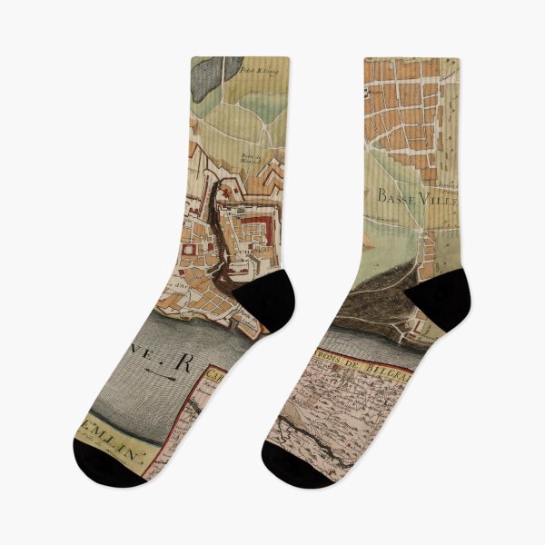 Item preview, Old Belgrade Serbia Map (1700) Vintage Serbian Capital City Atlas designed and sold by BravuraMedia.