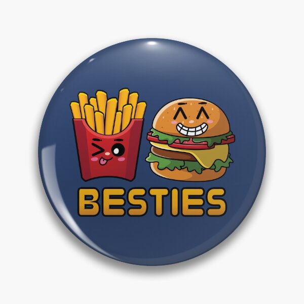 Item preview, Funny french fries and burger besties  designed and sold by Donutlovers.