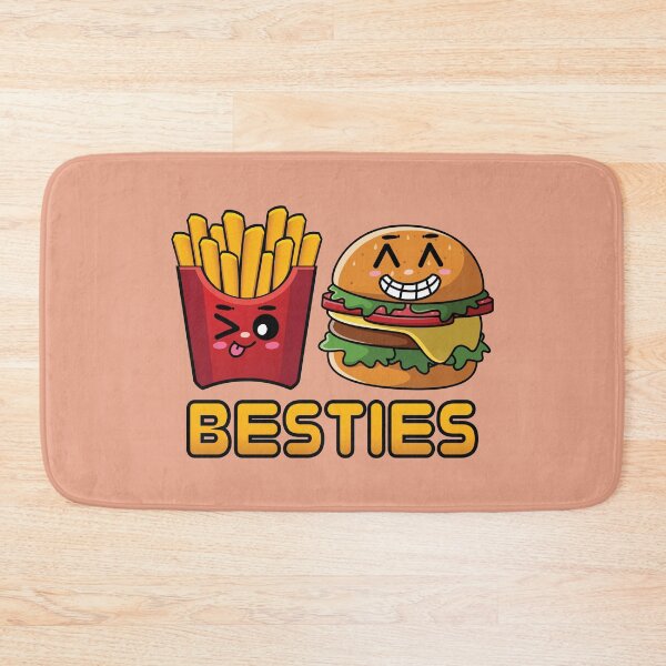 Item preview, Funny french fries and burger besties  designed and sold by Donutlovers.