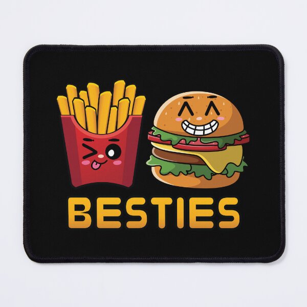 Item preview, Funny french fries and burger besties designed and sold by Donutlovers.