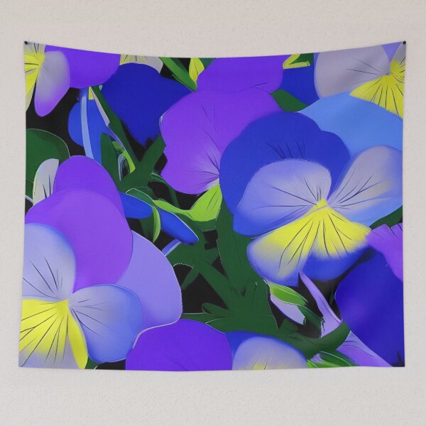Aperçu de l'œuvre Petites pensées violettes créée et vendue par Dana Roper.