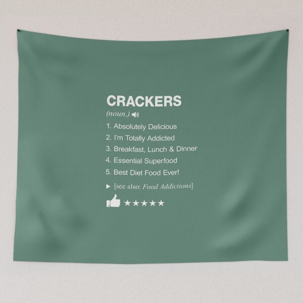 Item preview, Crackers Definition Meaning Funny 		 designed and sold by evelisbahnom.