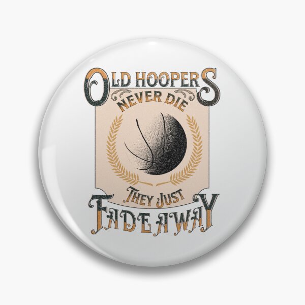 Item preview, OLD HOOPERS NEVER DIE funny vintage craft beer label inspired active basketball t-shirt designed and sold by LongVibes.