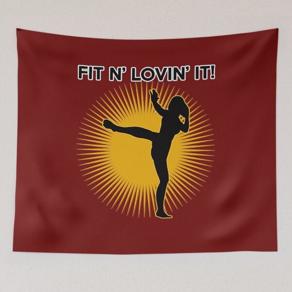Item preview, EXERCISE SHIRTS FOR WOMEN! KICK MARTIAL ARTS T-SHIRT designed and sold by BrandNewTeez.