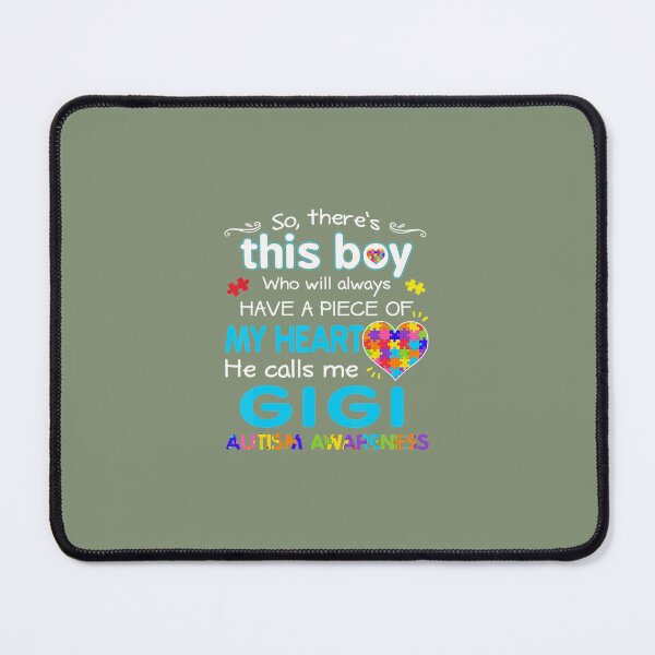 Item preview, He calls me Gigi Autism Awareness For Gigi Women Gran	a Mom 		 designed and sold by parbhamulhema.