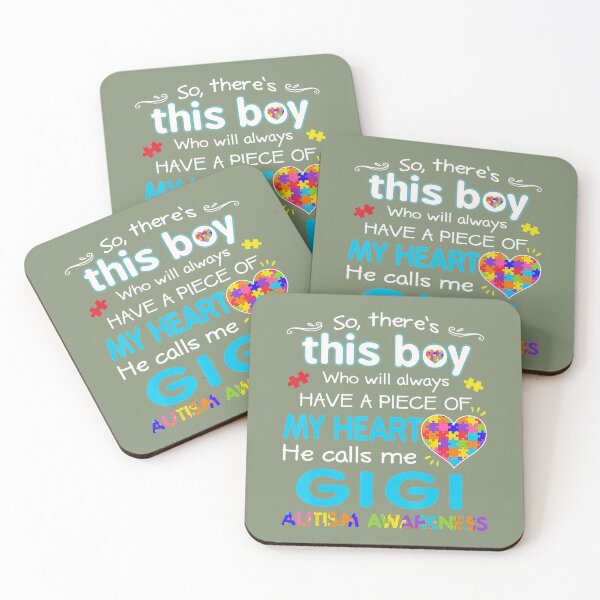 Item preview, He calls me Gigi Autism Awareness For Gigi Women Gran	a Mom 		 designed and sold by parbhamulhema.