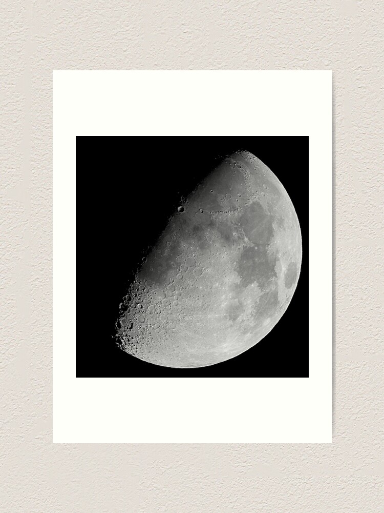 Alternate view of lunar image Art Print