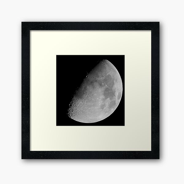 lunar image Framed Art Print
