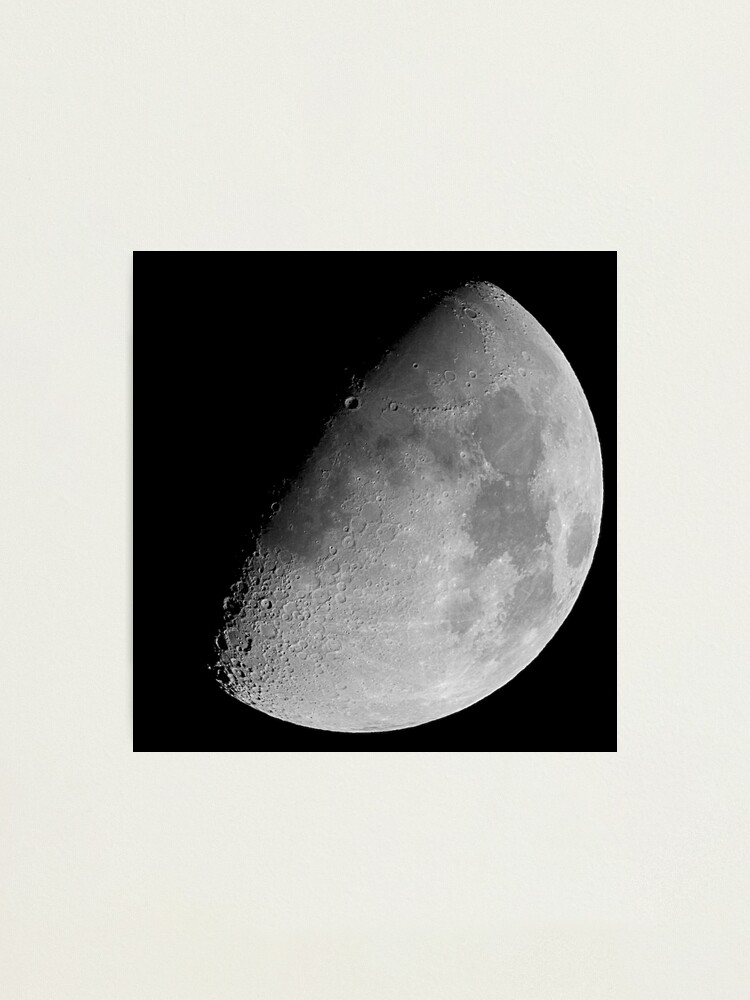 Alternate view of lunar image Photographic Print