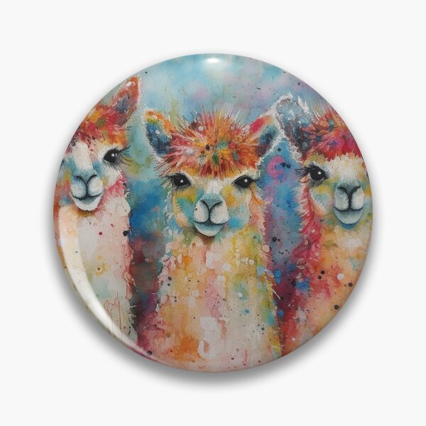 Item preview, Modern & Colourful Alpaca Wall Art by Bodhi designed and sold by artbybodhi.