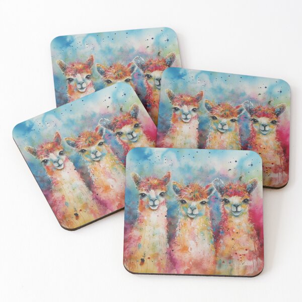 Item preview, Modern & Colourful Alpaca Wall Art by Bodhi designed and sold by artbybodhi.