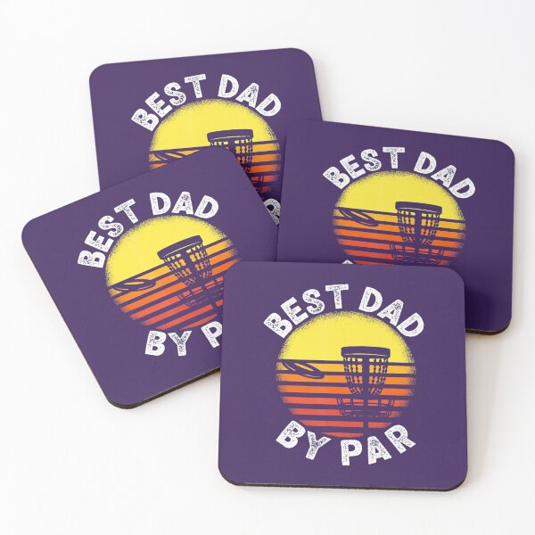Item preview, Mens Best Dad By Par Funny Disc Golf Frisbee Golfer Father's Day 		 designed and sold by lechgeidoo.