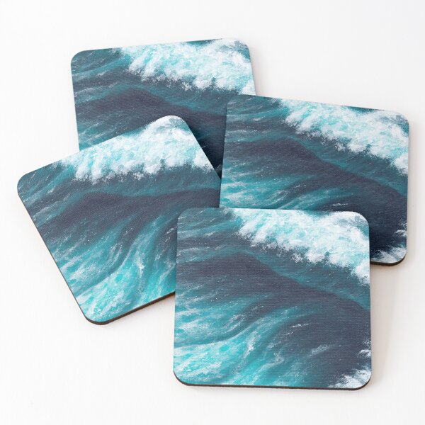 Item preview, Waves in Teal designed and sold by SarehPuetz.