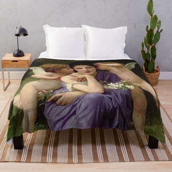 Item preview, Chansons de Printemps by William Adolphe Bouguereau designed and sold by tomorrowsart.