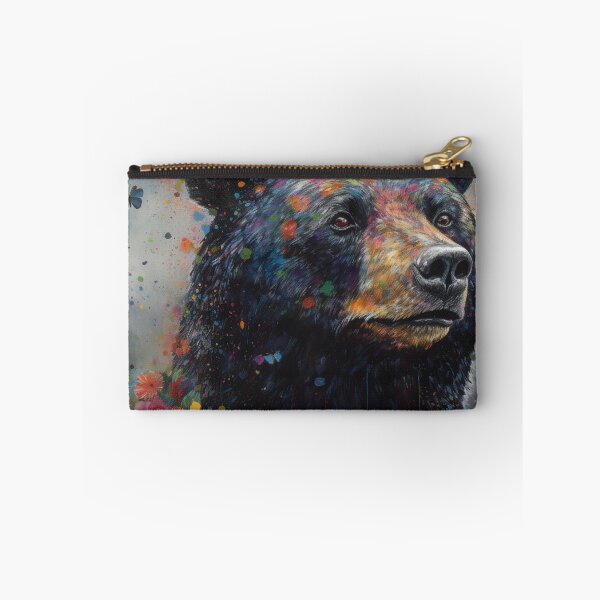 Item preview, Modern & Colourful Black Bear Wall Art by Bodhi designed and sold by artbybodhi.