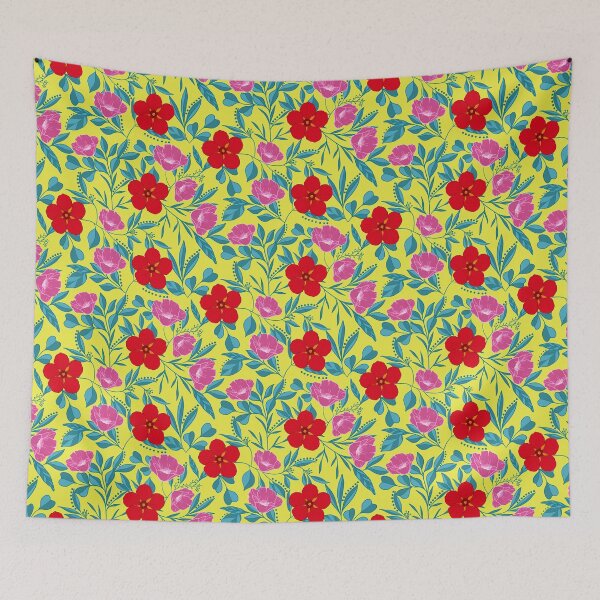 Item preview, Red Forget-Me-Not-Flower - Yellow designed and sold by JaselviiStudio.